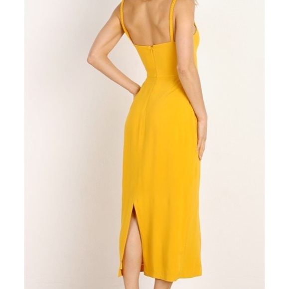Capulet Janette Yellow Midi Dress - Picture 5 of 8
